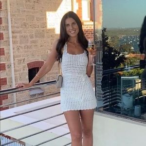 NWT CALI MINI DRESS IVORY SIZE SMALL